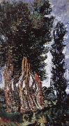 Chaim Soutine Poplars Clvry oil painting artist